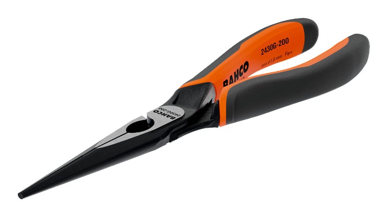 Bahco 2430G-160 6 1/4-Inch Ergo Long Nose Pliers